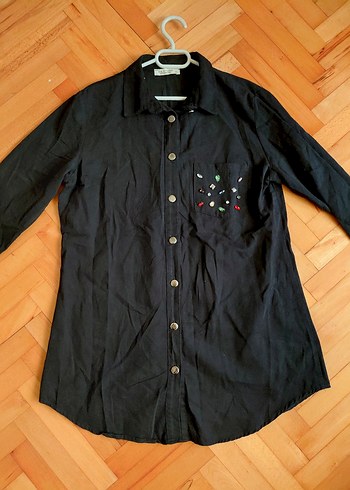 En Store Siyah Kışlık Şık Tunik Gömlek Kusursuzdur. - Görsel 2
