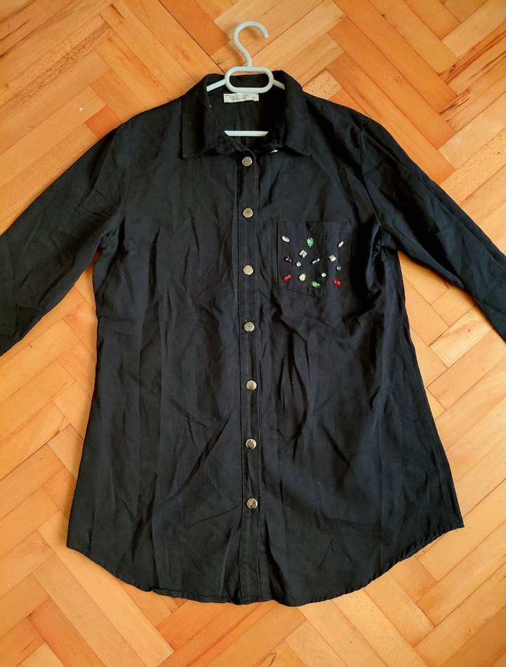 En Store Siyah Kışlık Şık Tunik Gömlek Kusursuzdur. - Görsel 2