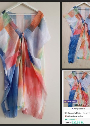 Sayfamda Satışta Bulunan Plaj Giyim Pareolar - Görsel 3