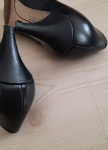 39 Beden siyah Renk Nine West Şık Topuklu Hakiki Deri Ayakkabı