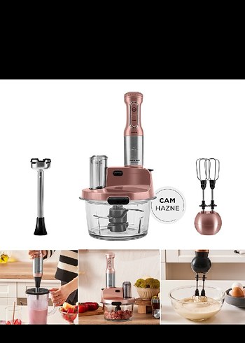 Karaca Pembe Çok Fonksiyonlu Blender Seti