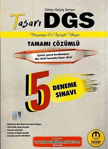 Tasari DGS 5 li deneme sinavi