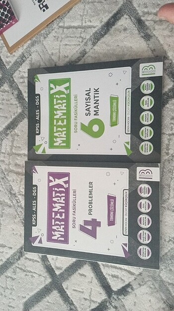 Matematix 4. (Problomler) ve 6. (Sayisal mantik) soru fasikuller