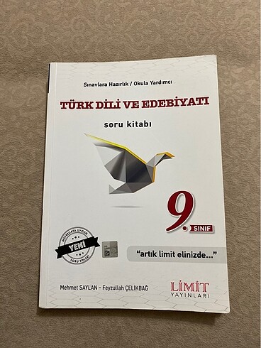 9.sınıf Türk dili ve edebiyatı soru kitabı limit yayınları