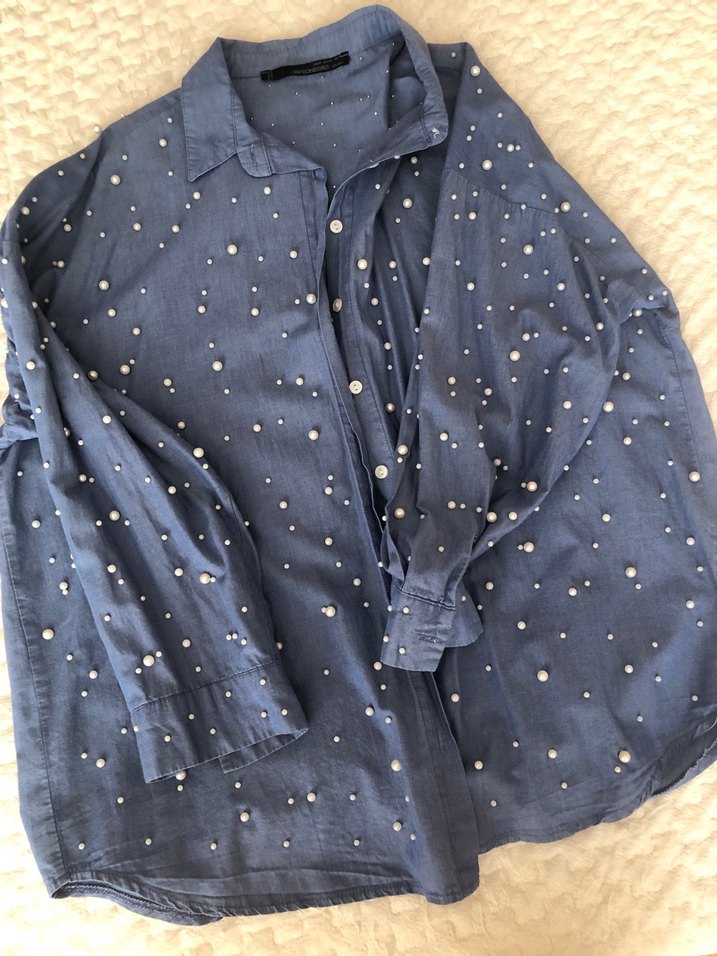 İnci Detaylı gömlek - Görsel 4