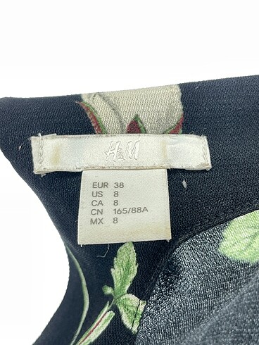 38 Beden siyah Renk H&M Kısa Elbise %70 İndirimli.