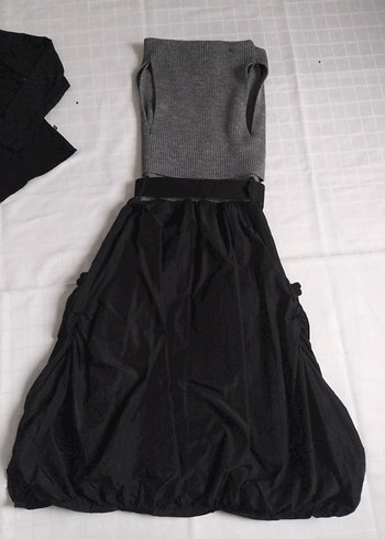 Vintage Gotik Midi Elbise - Görsel 5