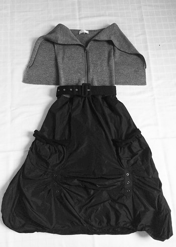 Vintage Gotik Midi Elbise - Görsel 2