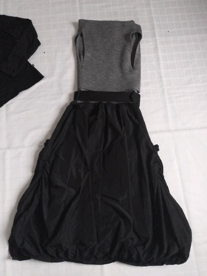 Vintage Gotik Midi Elbise - Görsel 5