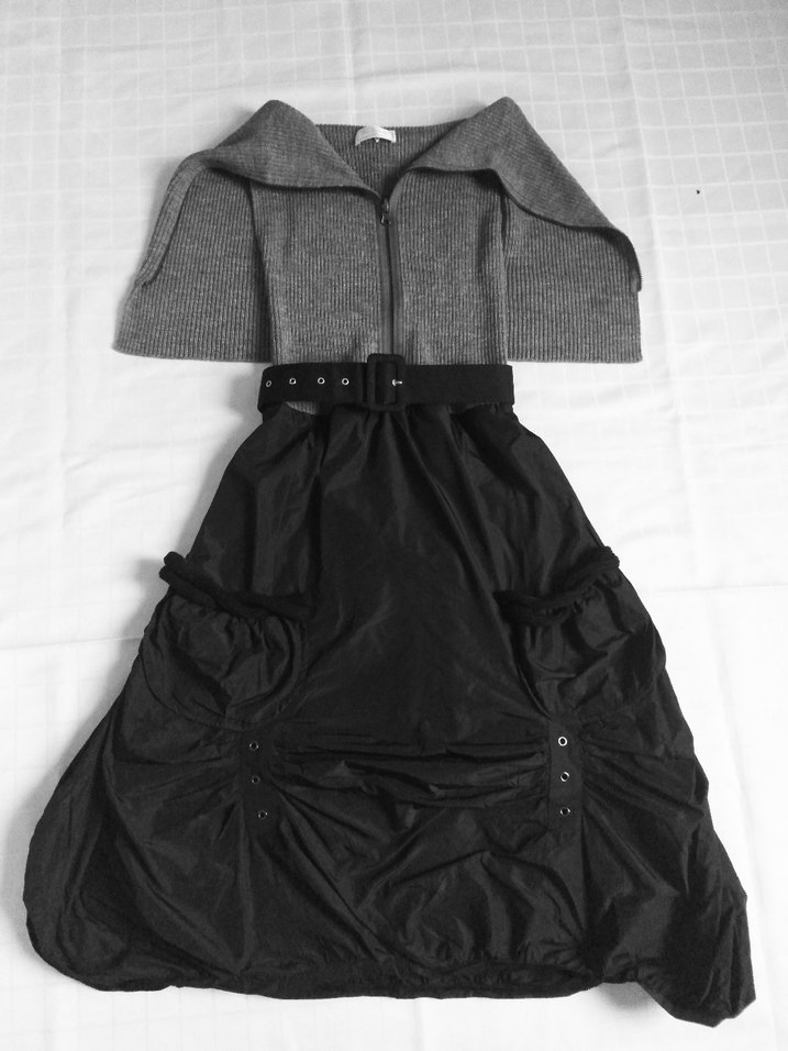 Vintage Gotik Midi Elbise - Görsel 2