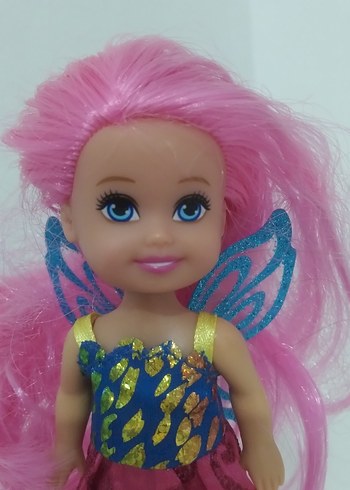 Pembe Saçlı Renkli Kanatlı Bebek - Görsel 4