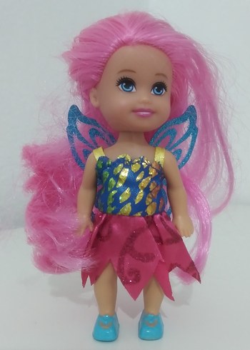 Pembe Saçlı Renkli Kanatlı Bebek - Görsel 2