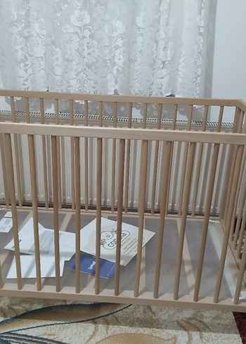 Bej Bebek Beşiği ve Sepeti - Görsel 7