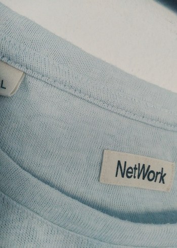 Erkek Mavi Kısa Kollu Denim Tişört - Görsel 7