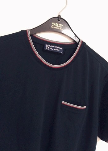 Siyah Denim Erkek Tişört - Görsel 6