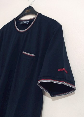 Siyah Denim Erkek Tişört - Görsel 5