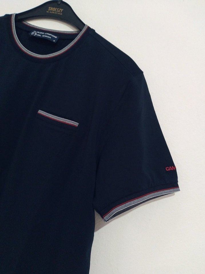 Siyah Denim Erkek Tişört - Görsel 4