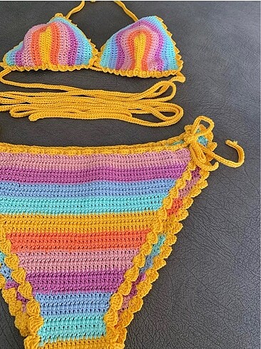 H&M 38-40 beden Örgü bikini