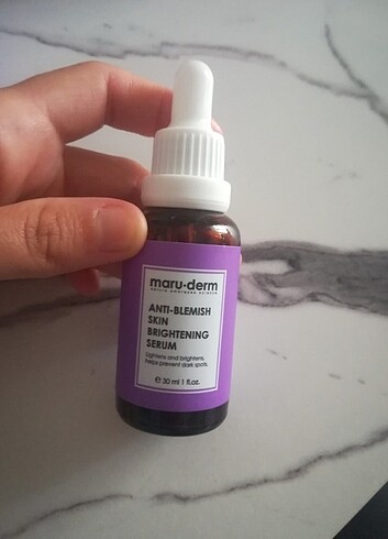Maru derm leke ve cilt beyazlatıcı serum