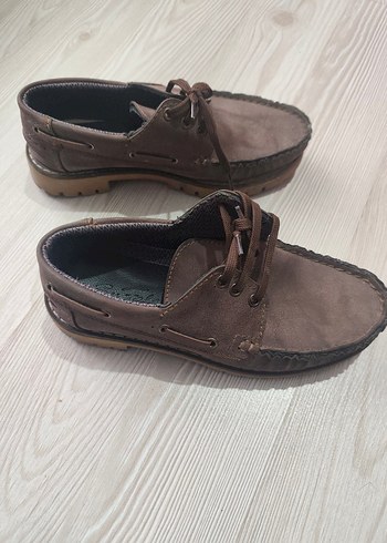 Erkek Çocuk Kahverengi Süet Ayakkabı - Görsel 3