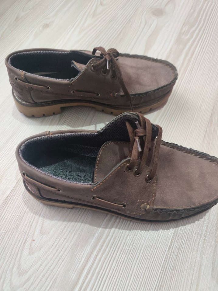 Erkek Çocuk Kahverengi Süet Ayakkabı - Görsel 2