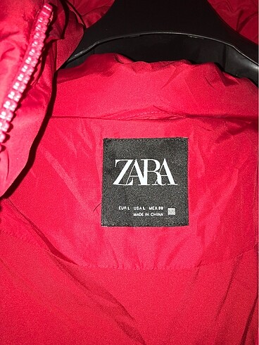 Zara Zara kırmızı mont