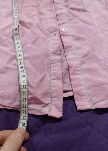 Pembe Nakışlı  Gömlek - Görsel 3