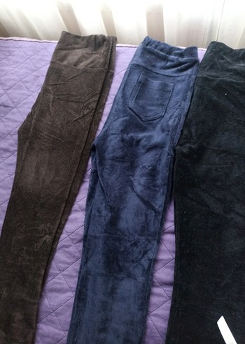 çocuk likralı kadife tay - Görsel 2