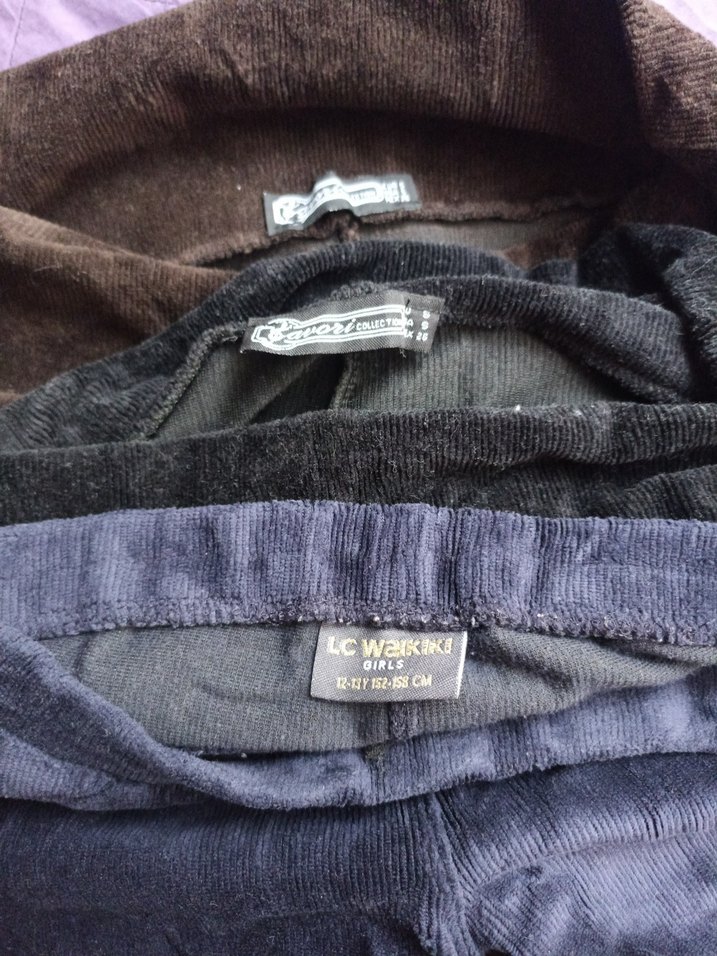 çocuk likralı kadife tay - Görsel 3