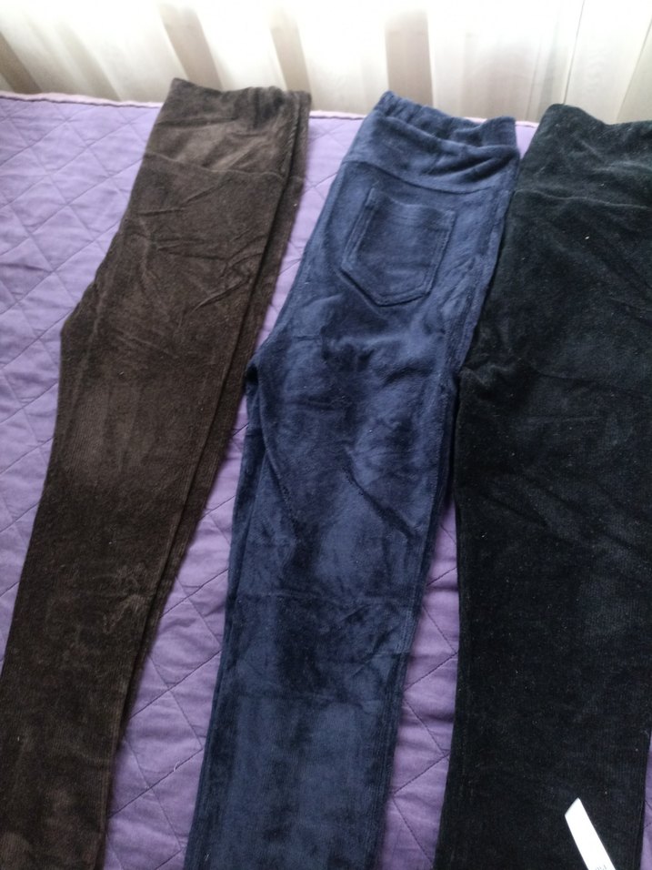 çocuk likralı kadife tay - Görsel 2