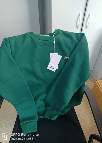 Lacoste Kadın Yeşil Sweatshirt - Görsel 2