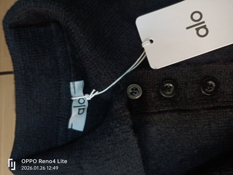 Kadın Siyah Örme Kazak. - Görsel 2