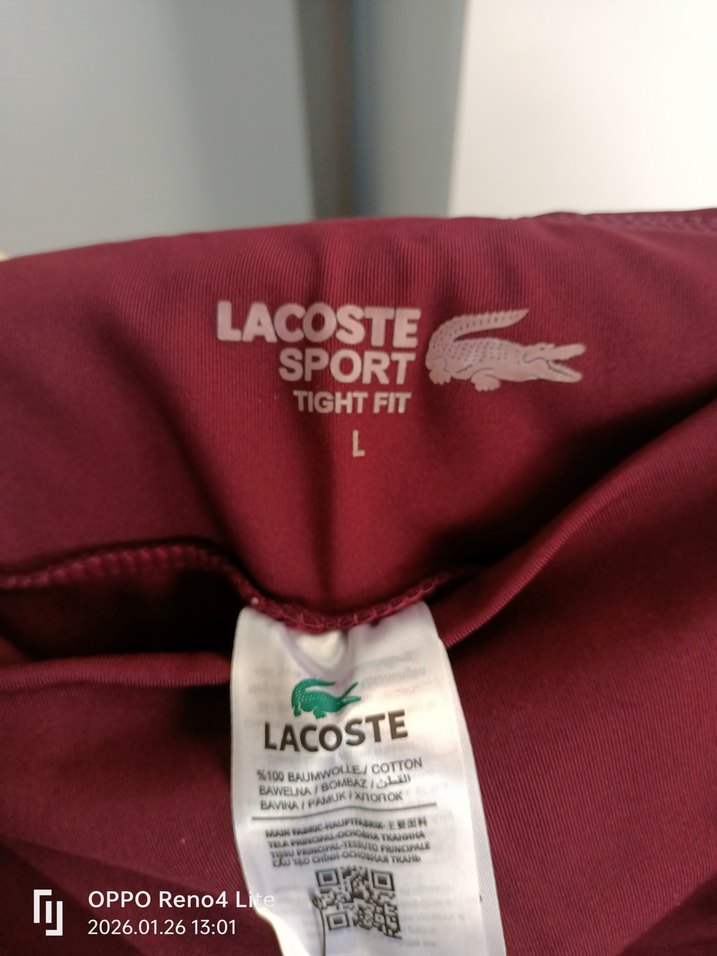 Lacoste Kadın Bordo Renk Tayt.Polarlı. - Görsel 2
