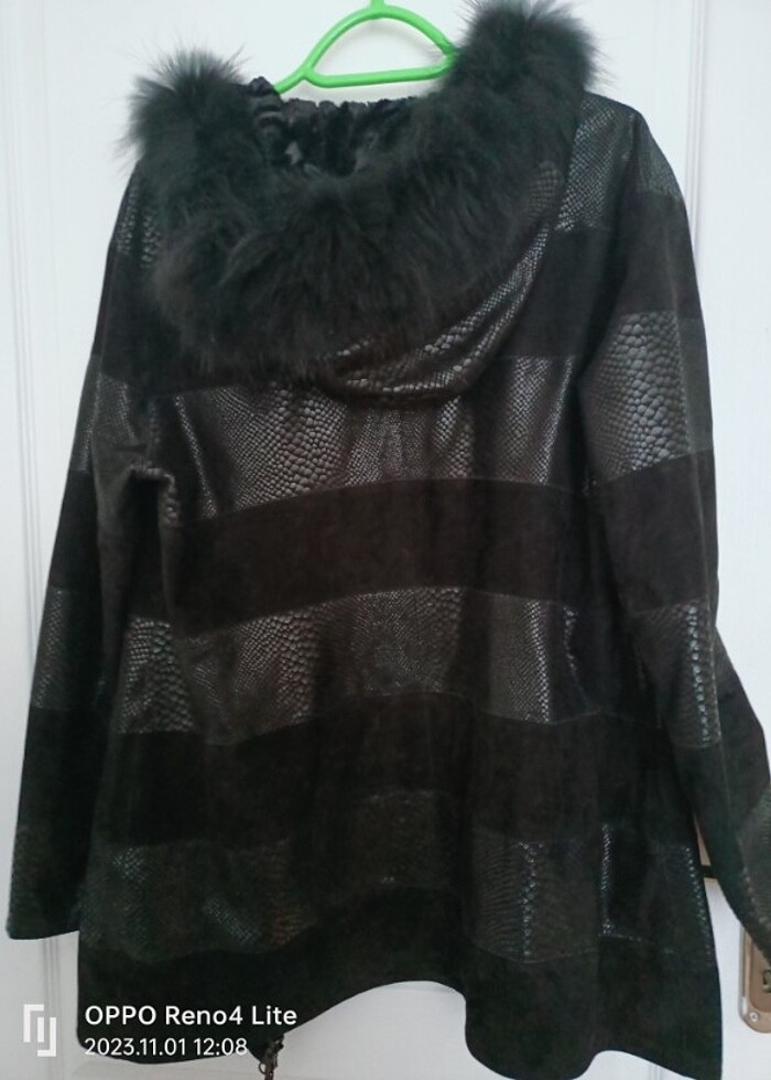 Deromod Deri çift taraflı mont Dalia - Görsel 2