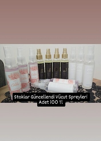Kadın vücut spreyı 
