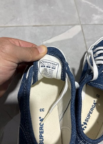 Superga lacivert Denim Unisex Sneakers - Görsel 6