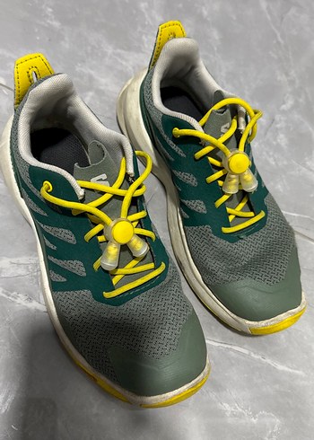 Salomon Erkek Çocuk Gri Sarı spor ayakkabı - Görsel 2