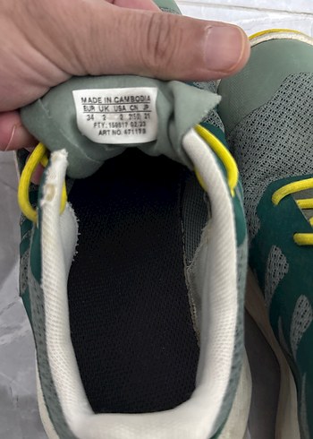 Salomon Erkek Çocuk Gri Sarı spor ayakkabı - Görsel 5