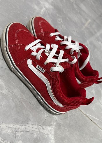 Kırmızı Vans Erkek Çocuk Spor Ayakkabı - Görsel 3