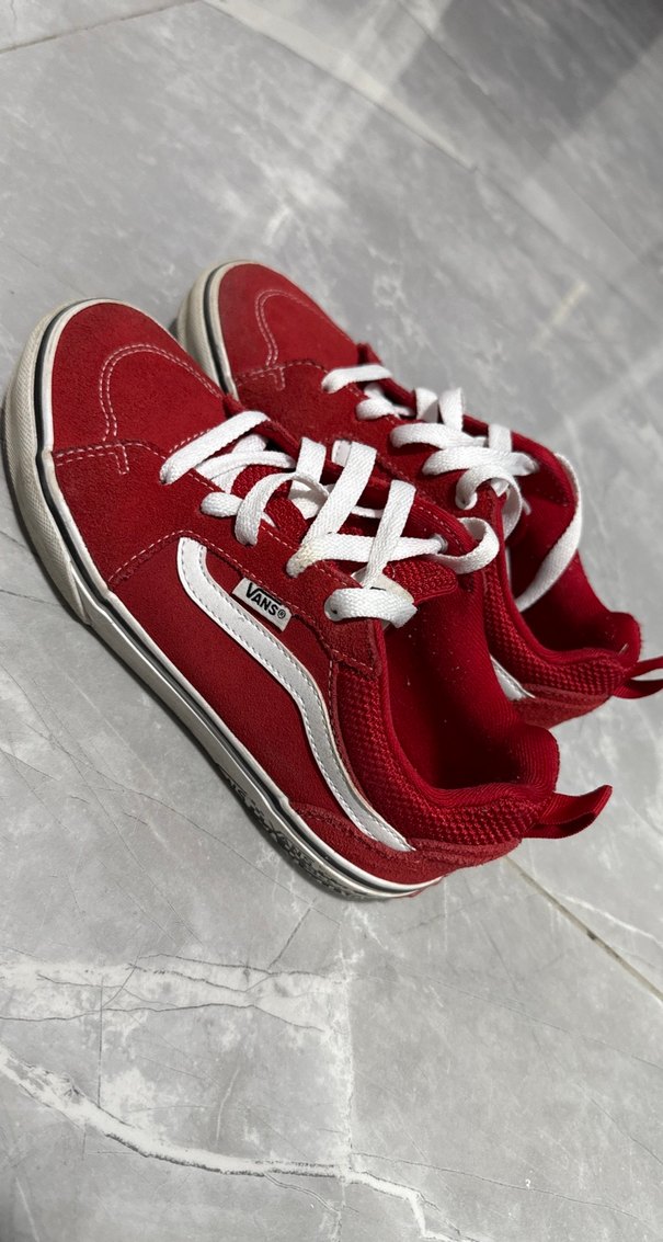 Kırmızı Vans Erkek Çocuk Spor Ayakkabı - Görsel 3