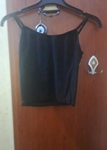 Boncuk İşlemeli Siyah penye Büstiyer - Görsel 6