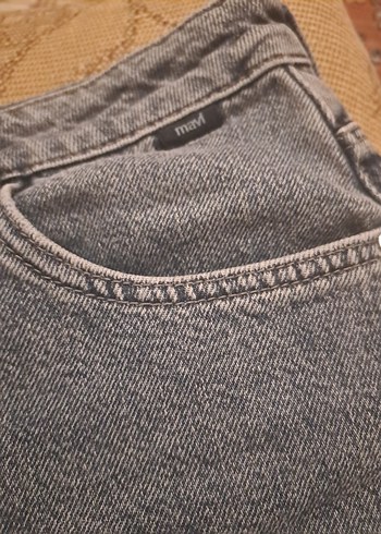 mavi Mini Denim Kadın Şort - Görsel 4