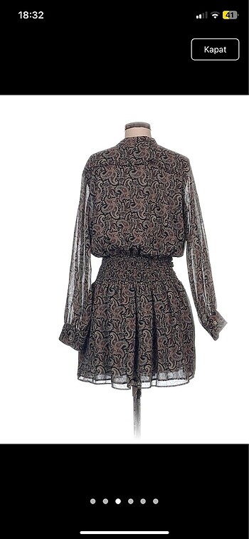 xs Beden Zara elbise