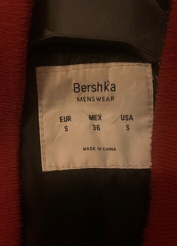 Bershka unisex bomber ceket 