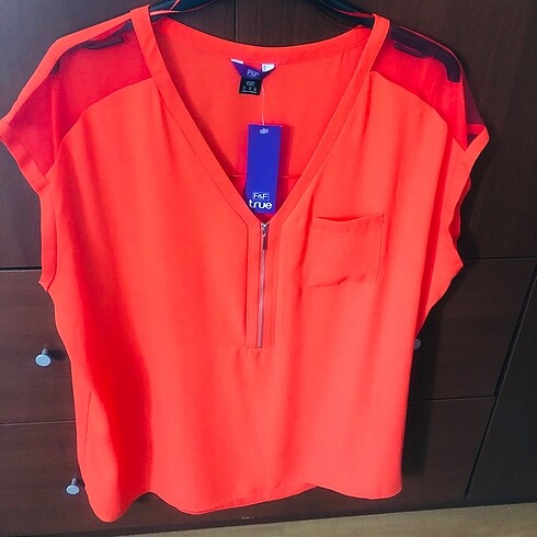 F&F File detaylı bluz