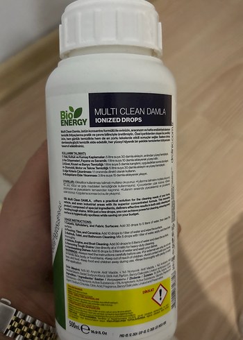 Bio Energy Multi Clean Damla İyonize Damla - Görsel 3