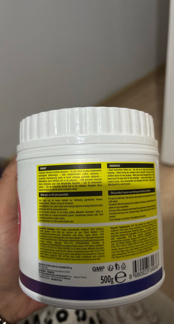 Bio Energy Oxi Clinic Toz Leke Çıkarıcı - Görsel 2