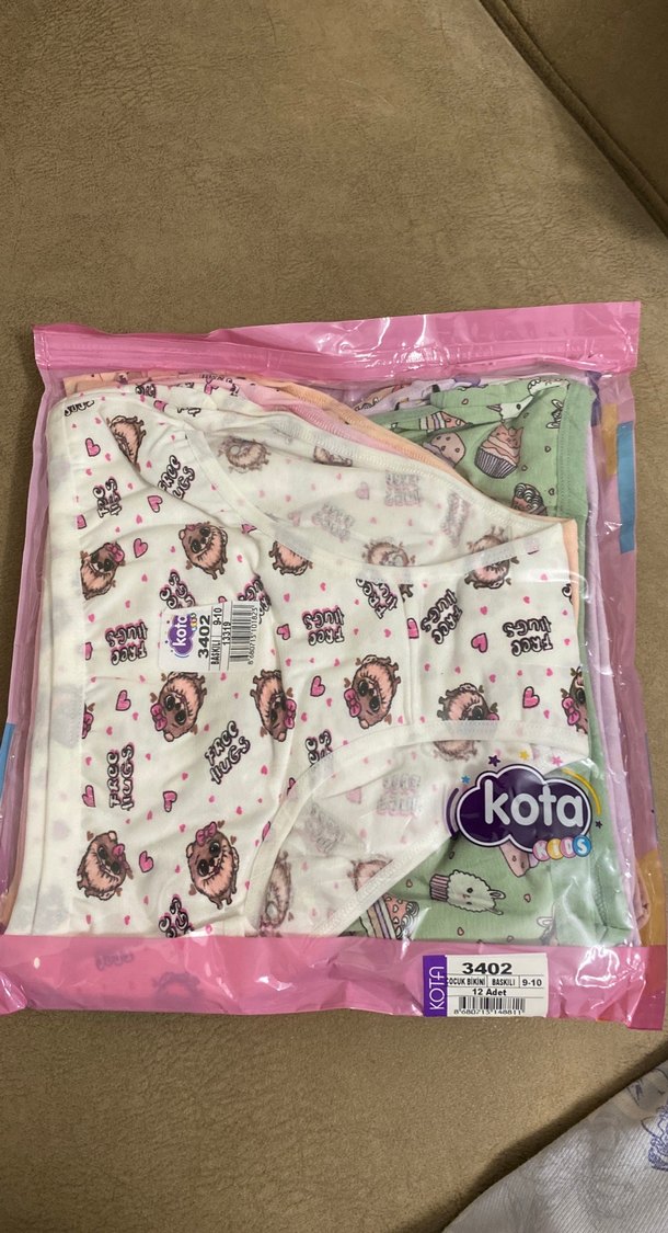 Çocuk Baskılı Çok Renkli İç Çamaşırı - Görsel 2