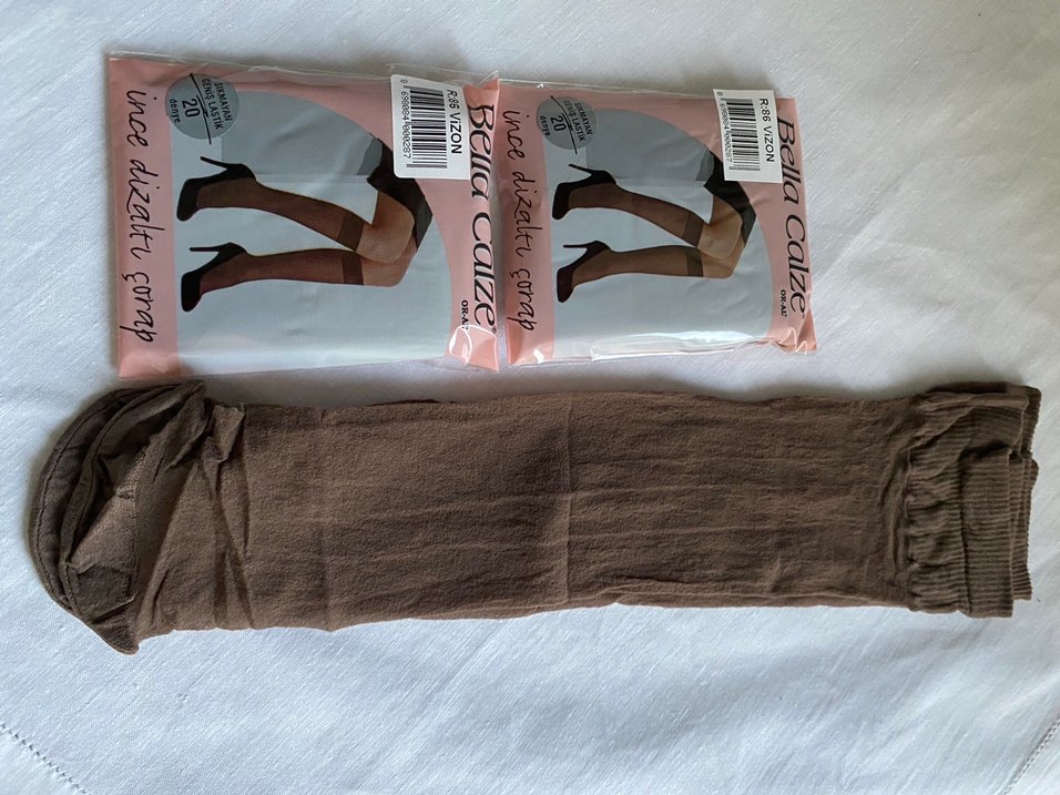 Bella Calze İnce Dizaltı Çorap 20 Denye - Görsel 2