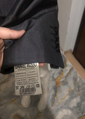 Klasik Siyah Erkek Takım Elbise - Görsel 7